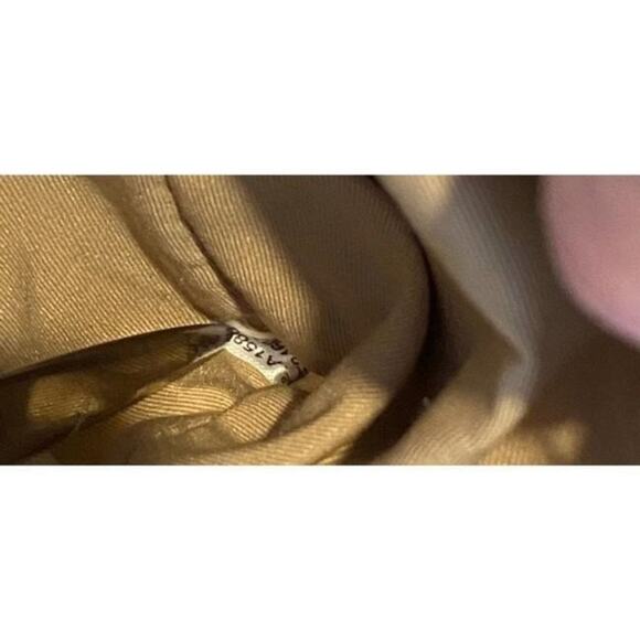 coach medium w adjustable strap tan leather cross - Picture 8 of 12